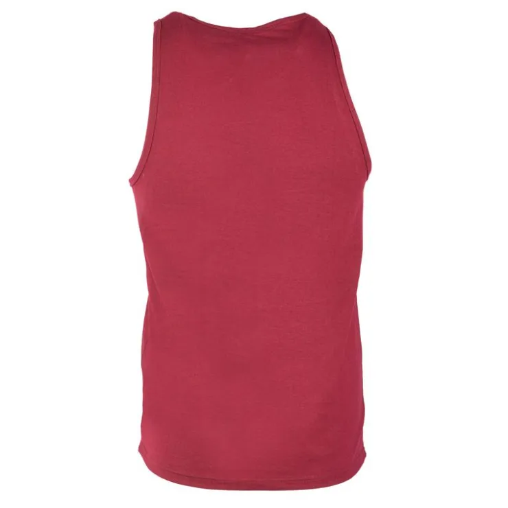 REDSKINS Tee shirt sans manches logo brodé Homme BORDEAUX Sale