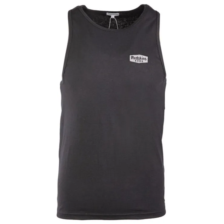 REDSKINS Tee shirt sans manches logo brodé Homme NOIR Online