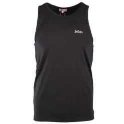 LEE COOPER Tee shirt sans manches uni Homme NOIR Best