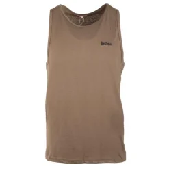 LEE COOPER Tee shirt sans manches uni Homme KAKI Outlet