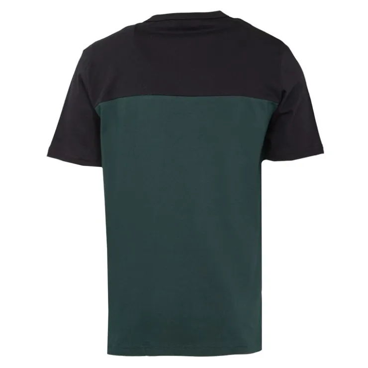 LE COQ SPORTIF Tee shirt Scarab bicolore Homme NOIR Hot