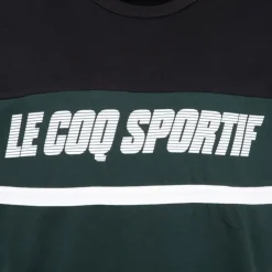 LE COQ SPORTIF Tee shirt Scarab bicolore Homme NOIR Hot