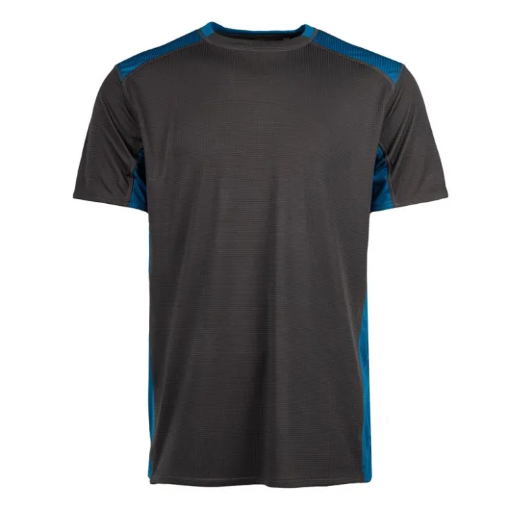 BEST MOUNTAIN Tee shirt technique bi-couleur Homme GRIS FONCE Sale