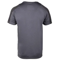 BEST MOUNTAIN Tee shirt technique insertions contrastantes Homme GRIS FONCE