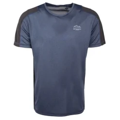 BEST MOUNTAIN Tee shirt technique insertions contrastantes Homme BLEU FONCE Best