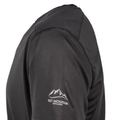 BEST MOUNTAIN Tee shirt technique uni Homme NOIR Clearance