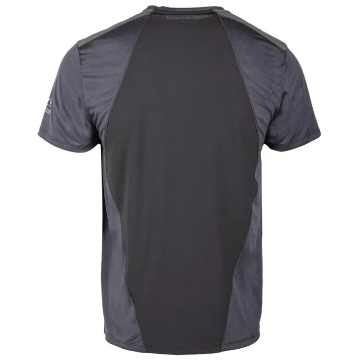 BEST MOUNTAIN Tee shirt technique uni Homme GRIS FONCE New