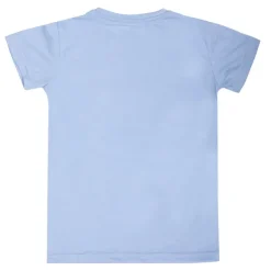 LOTTO Tee shirt tissu chiné imprimé logo blason Enfant BLEU CLAIR Sale
