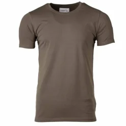 CERRUTI Tee shirt uni col rond Homme KAKI Best