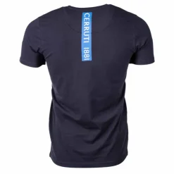 CERRUTI Tee shirt uni col rond Homme BLEU FONCE Best