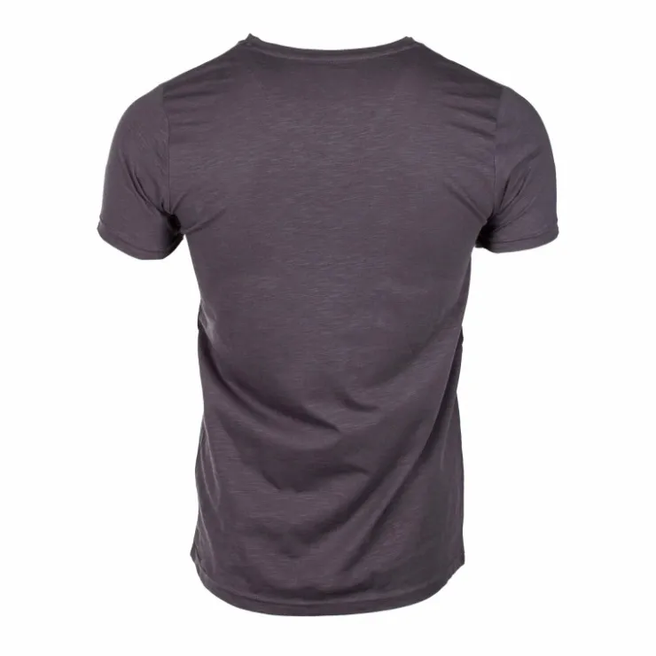CERRUTI Tee shirt uni col V Aquarossa Homme GRIS FONCE Sale
