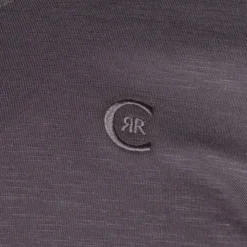 CERRUTI Tee shirt uni col V Aquarossa Homme GRIS FONCE Sale