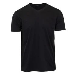 PIERRE CARDIN Tee shirt uni col v chiné Homme NOIR Hot