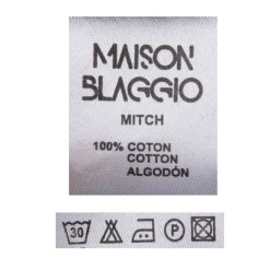 BLAGGIO Tee shirt uni délavé col V Homme ORANGE CLAIR Outlet