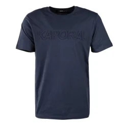 KAPORAL Tee shirt uni en coton ulric Homme BLEU FONCE Outlet