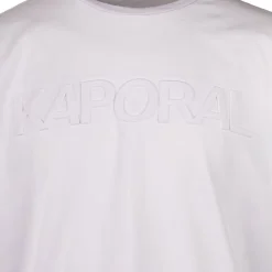 KAPORAL Tee shirt uni en coton ulric Homme BLANC Discount
