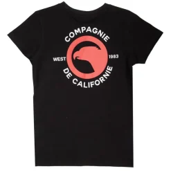 COMPAGNIE DE CALIFORNIE Tee shirt uni west 1983 coton Enfant NOIR Online