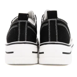 BURTON OF LONDON Tennis toile evana t 37-41 Femme NOIR Discount