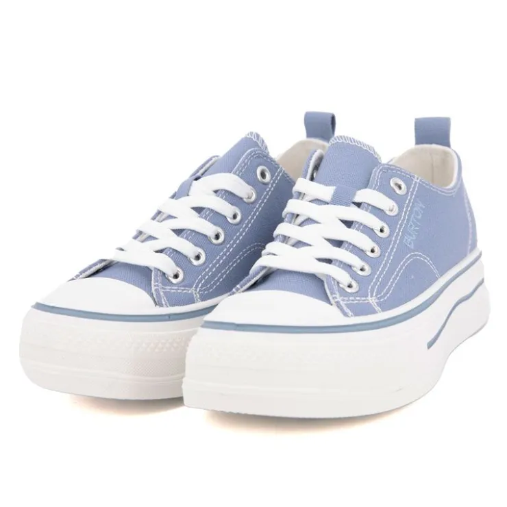 BURTON OF LONDON Tennis toile evana t 37-41 Femme BLEU Sale