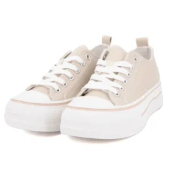 BURTON OF LONDON Tennis toile evana t 37-41 Femme BEIGE Hot