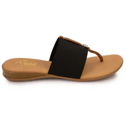 PINAZ Tongs elastico uni Femme NOIR New