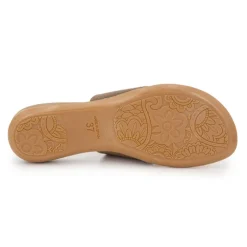 PINAZ Tongs elastico uni Femme MARRON Best