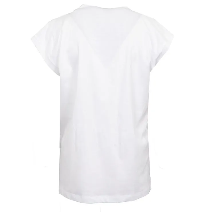 IMPERIAL Top à sequins "ce soir on va dancer " Femme BLANC New