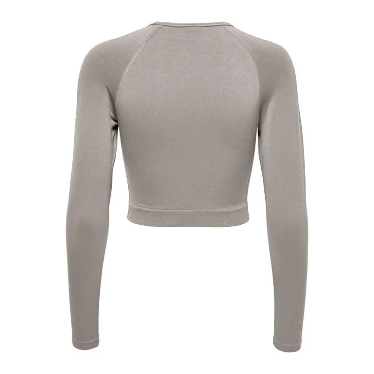 ONLY PLAY Top de sport manches longues Jiji Femme BEIGE Hot