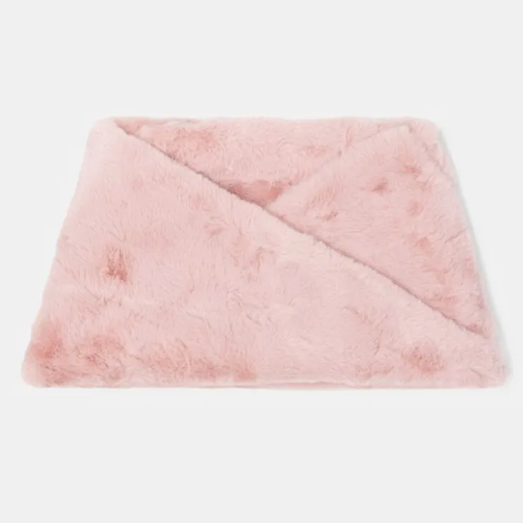 GERARD PASQUIER Tour de cou fausse fourrure forme trapèze Femme ROSE Best