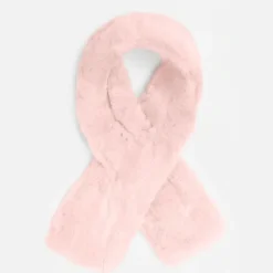 GERARD PASQUIER Tour de cou fausse fourrure à nouer Femme ROSE Best