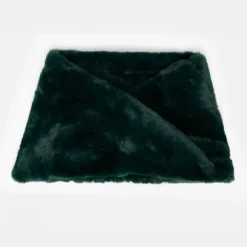 GERARD PASQUIER Tour de cou fausse fourrure forme trapèze Femme VERT FONCE