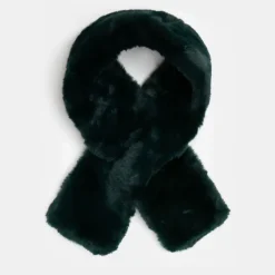 GERARD PASQUIER Tour de cou fausse fourrure à nouer Femme VERT FONCE Best