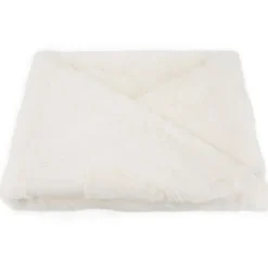 GERARD PASQUIER Tour de cou fausse fourrure forme trapèze Femme BLANC ECRU Sale