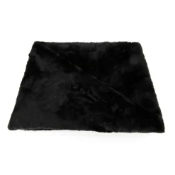 GERARD PASQUIER Tour de cou fausse fourrure forme trapèze Femme NOIR Clearance