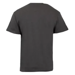 TOMMY HILFIGER T-shirt logo brodé coton col ras de cou Homme GRIS FONCE