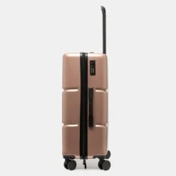 PIERRE CARDIN Valise moyenne rigide 4 roues compartiments ROSE CLAIR Online