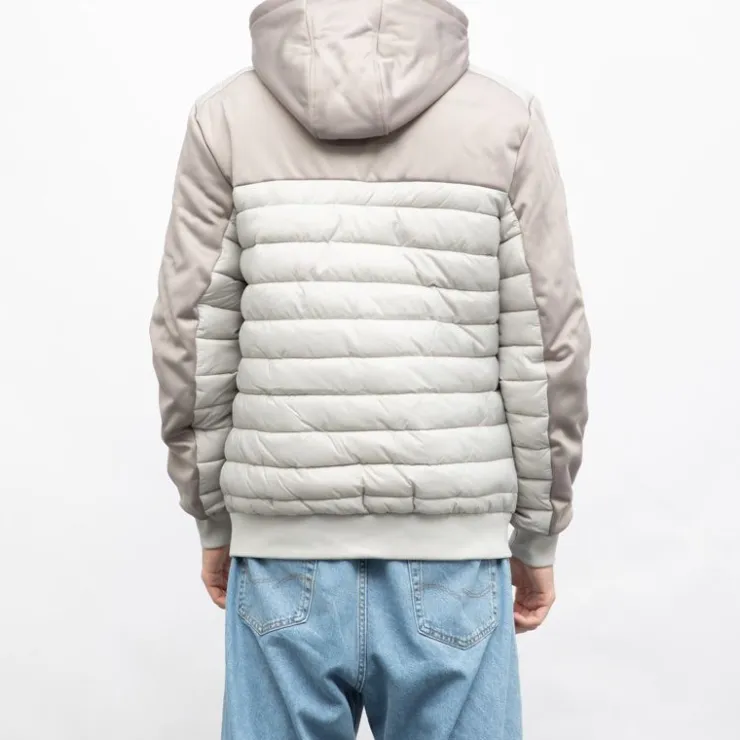 DEELUXE 74 Veste à capuche cedar bi color Homme GRIS CLAIR Sale