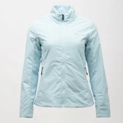 ROSSIGNOL Veste ajustée col cheminé softshell zippée Femme BLEU CLAIR Sale