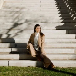 LA PETITE ETOILE Veste blazer eliza noisette Femme BEIGE Discount