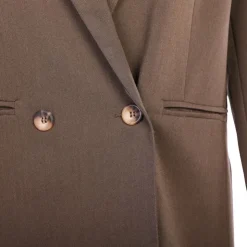 DEELUXE 74 Veste blazer felicity marron Femme KAKI Hot