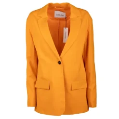 CALVIN KLEIN Veste blazer Femme ORANGE Clearance