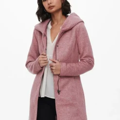 ONLY Veste cape sedona avec capuche Femme MARRON Outlet