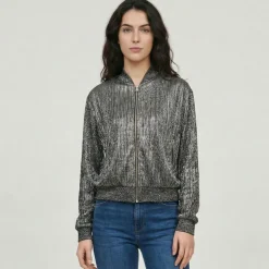 LES TROPEZIENNES PAR M.BELARBI Veste cornaline Femme ARGENT Outlet