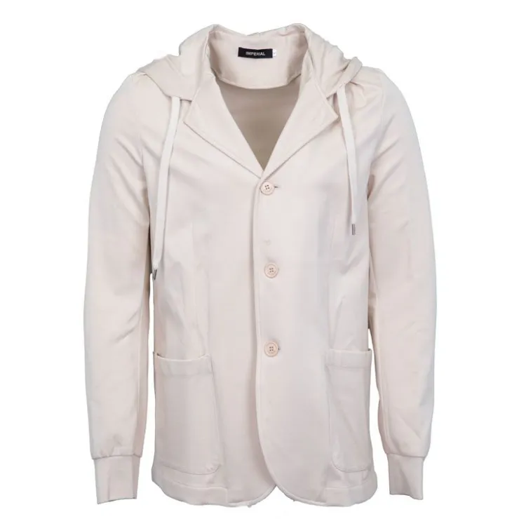 IMPERIAL Veste de blazer avec capuche intégré Homme BEIGE Outlet