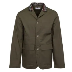 IMPERIAL Veste de blazer col tissu éthnique Homme KAKI Online