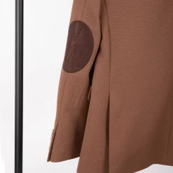 BILL TORNADE Veste de costume avec coudière Homme MARRON New