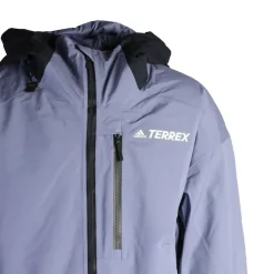 ADIDAS Veste de ski à 3 bandes capuche noire Homme BLEU Clearance