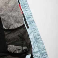 ROSSIGNOL Veste de ski à capuche fausse fourrure avec logo Femme BLEU CLAIR Best