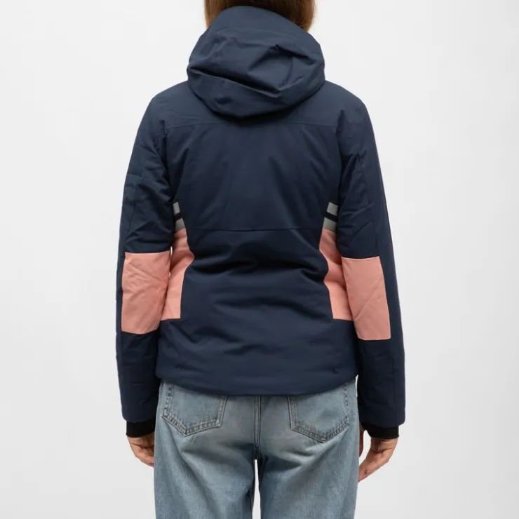 ROSSIGNOL Veste de ski resort avec capuche poches colorées Femme BLEU FONCE Best