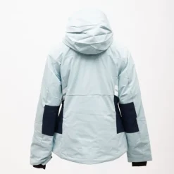 ROSSIGNOL Veste de ski resort avec capuche poches colorées Femme BLEU CLAIR Clearance